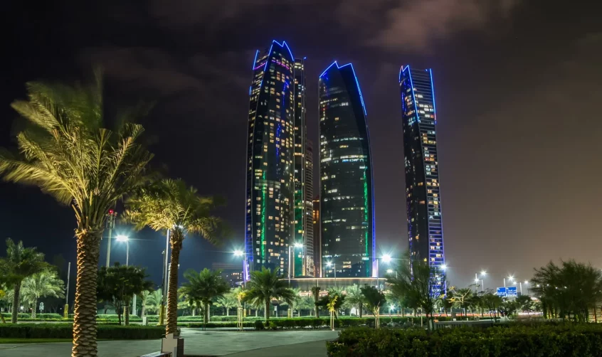 Abu Dhabi at night