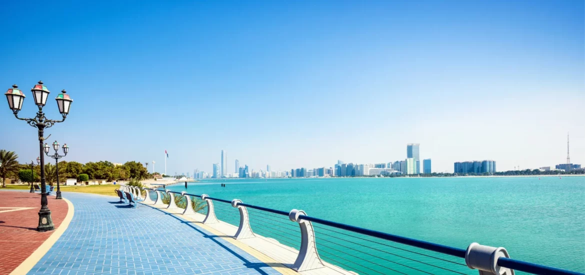 Panoramic view of Abu Dhabi