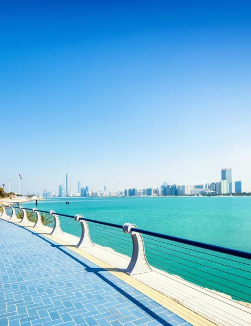 Panoramic view of Abu Dhabi
