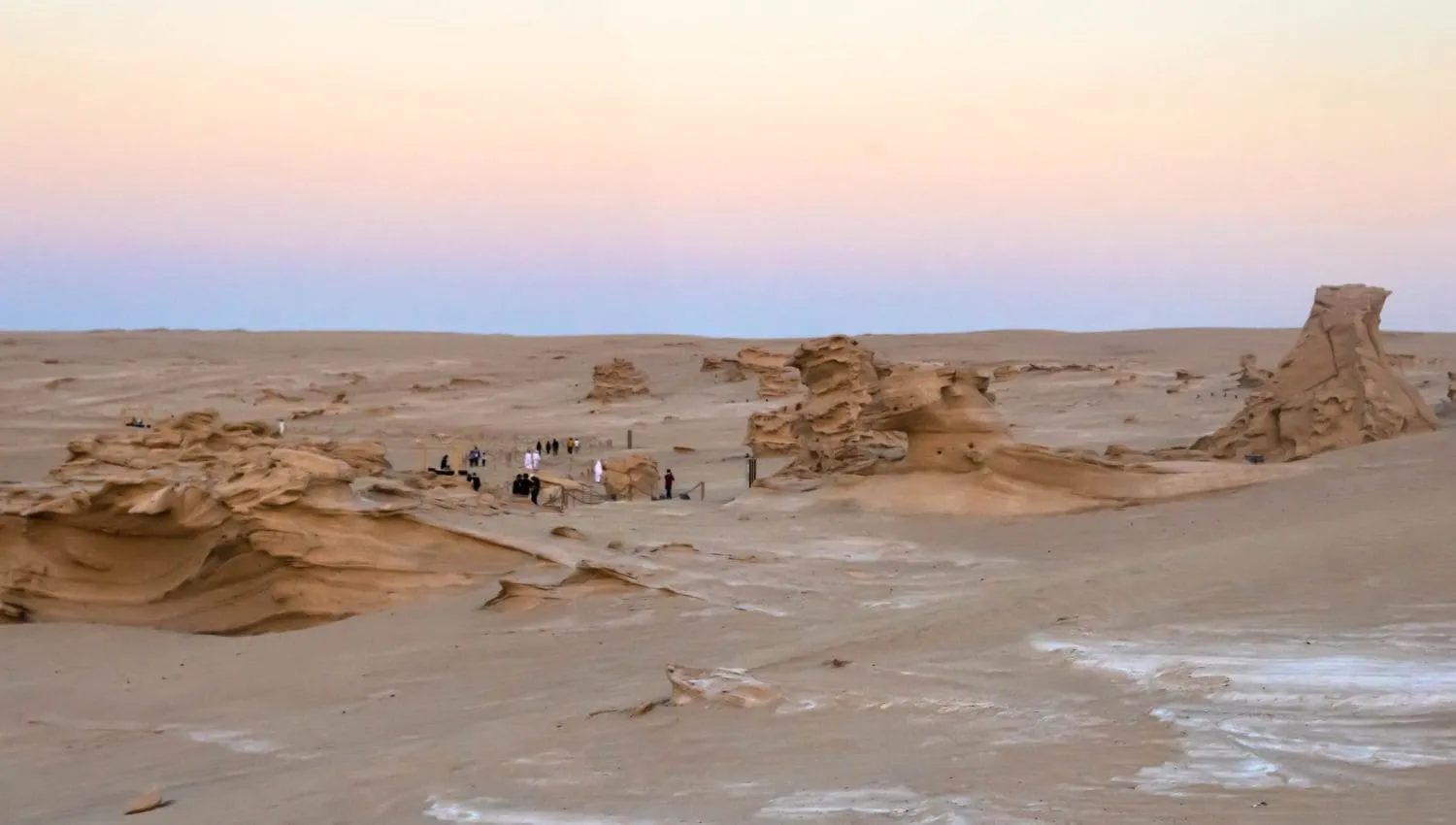 Fossil Dunes in Al Wathba, close to Abu Dhabi