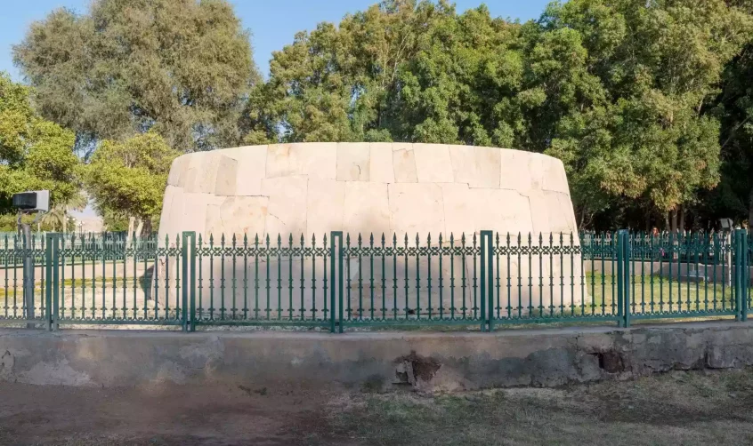 Tomb inside the Hili Archaeological Site